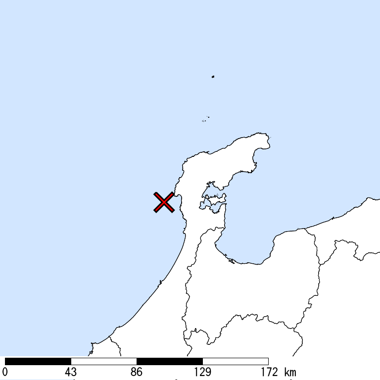 推定震度6強以上の震度遭遇人口地図
