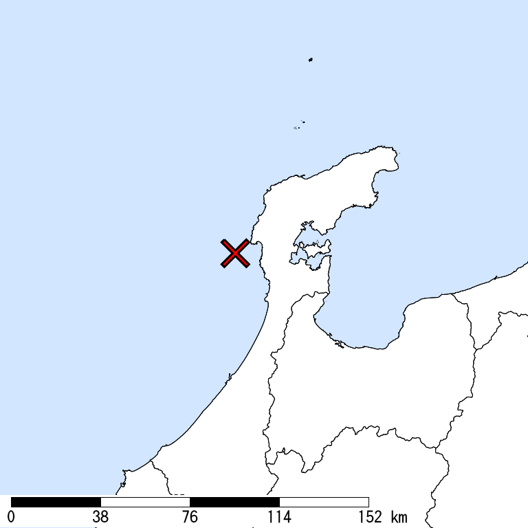 推定震度5弱以上の震度遭遇人口地図