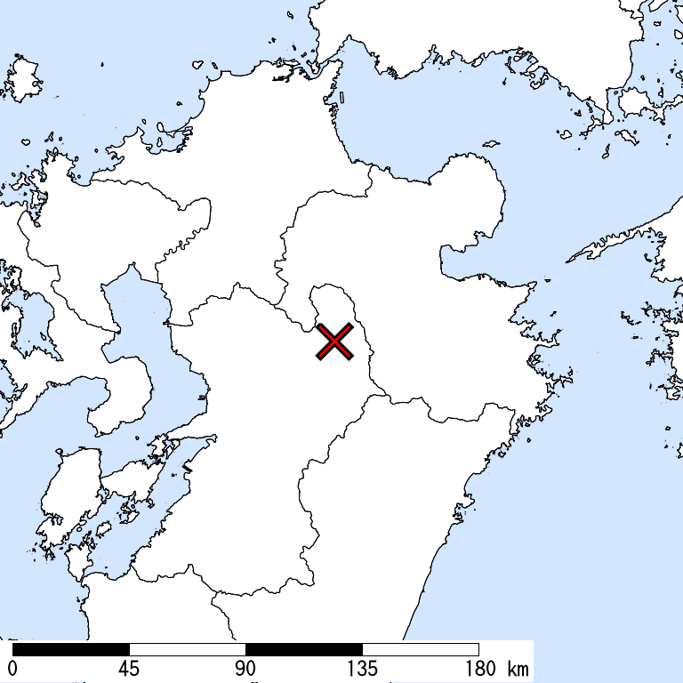 推定震度6弱以上の震度遭遇人口地図