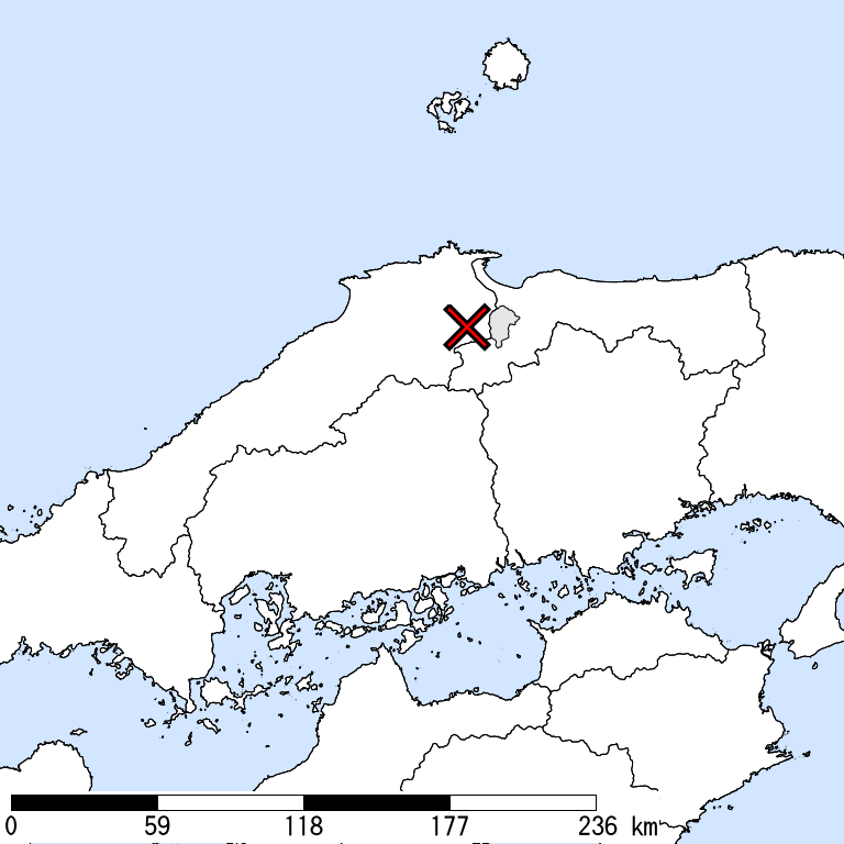 推定震度6弱以上の震度遭遇人口地図