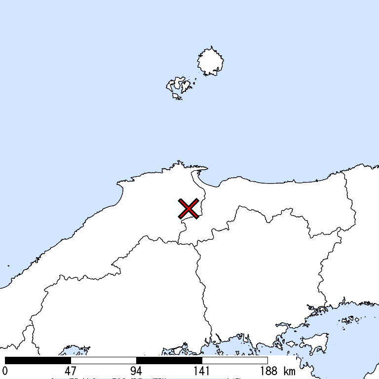 推定震度6弱以上の震度遭遇人口地図