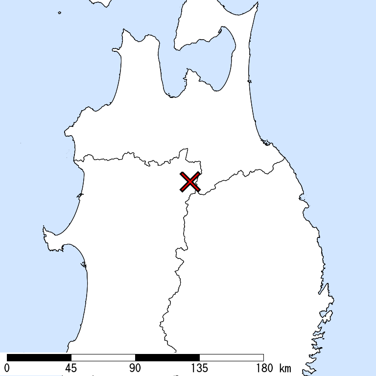推定震度6強以上の震度遭遇人口地図