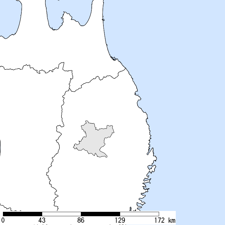 推定震度5強以上の震度遭遇人口地図
