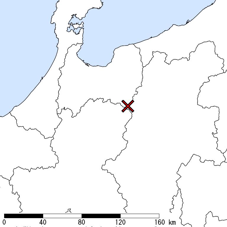 推定震度5弱以上の震度遭遇人口地図