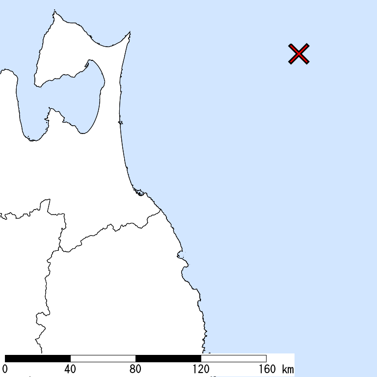 推定震度6弱以上の震度遭遇人口地図