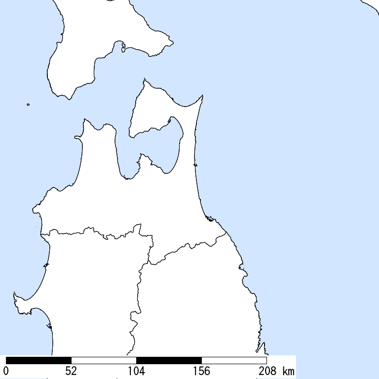 推定震度6強以上の震度遭遇人口地図
