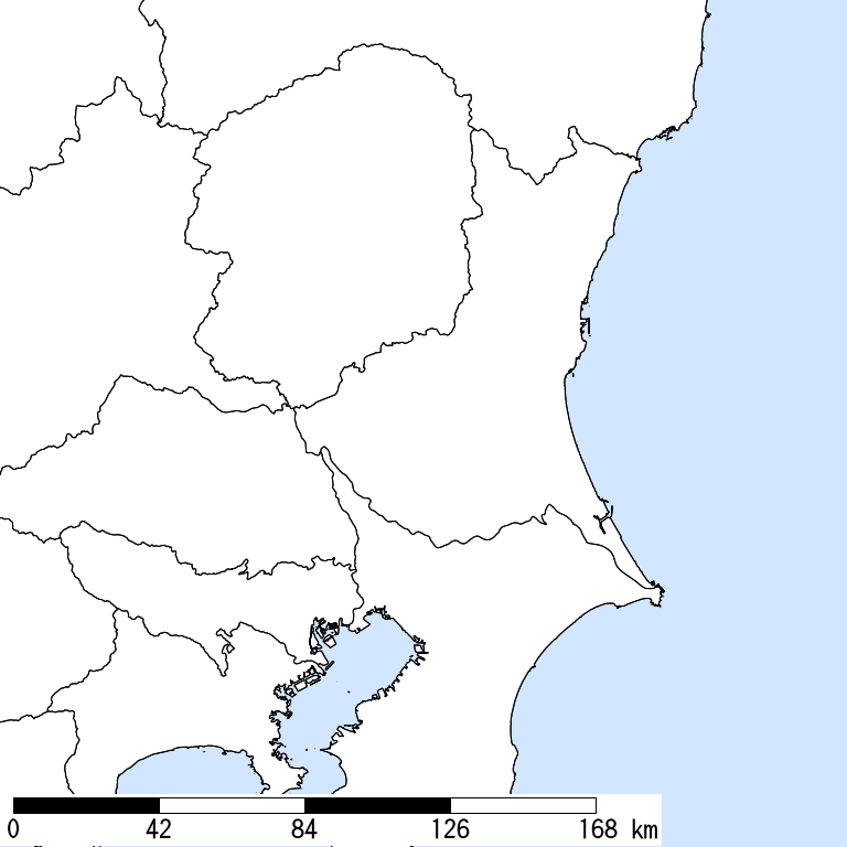 推定震度5弱以上の震度遭遇人口地図