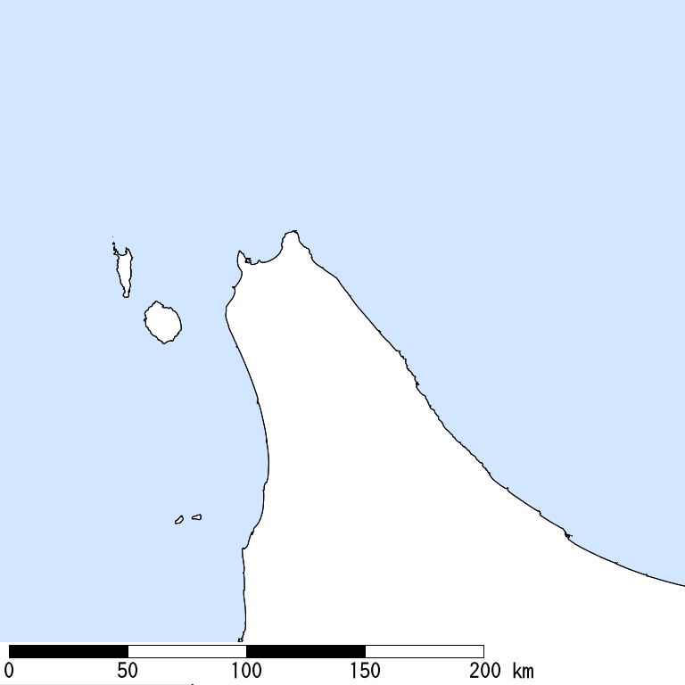 推定震度5強以上の震度遭遇人口地図
