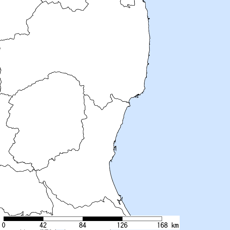 推定震度5強以上の震度遭遇人口地図