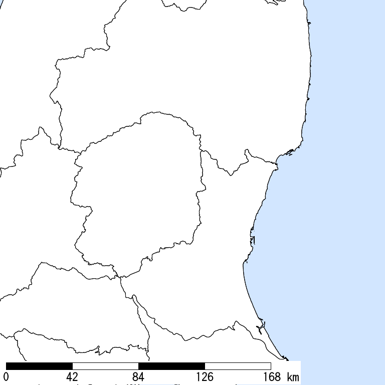 推定震度5強以上の震度遭遇人口地図