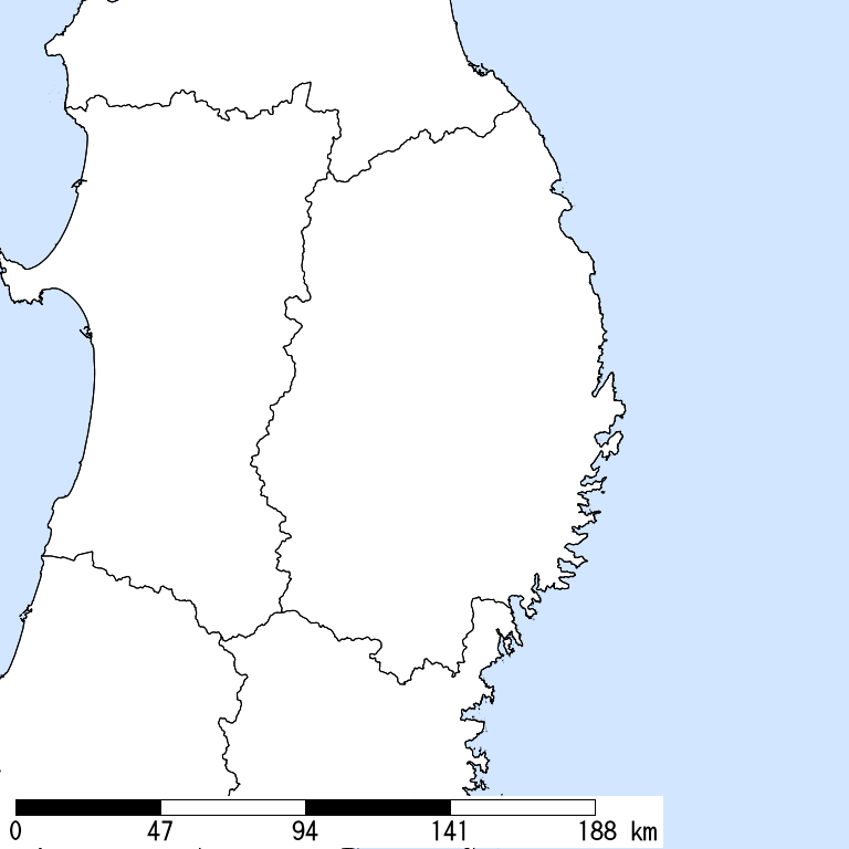 推定震度6弱以上の震度遭遇人口地図