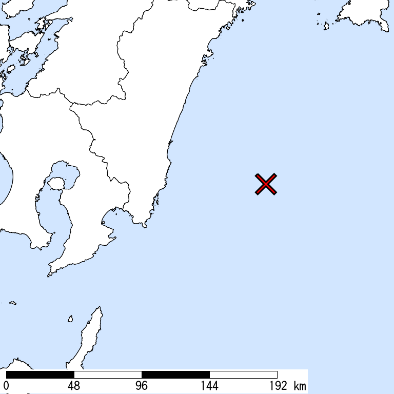 推定震度6弱以上の震度遭遇人口地図
