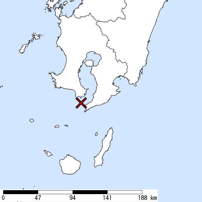 推定震度6弱以上の震度遭遇人口地図