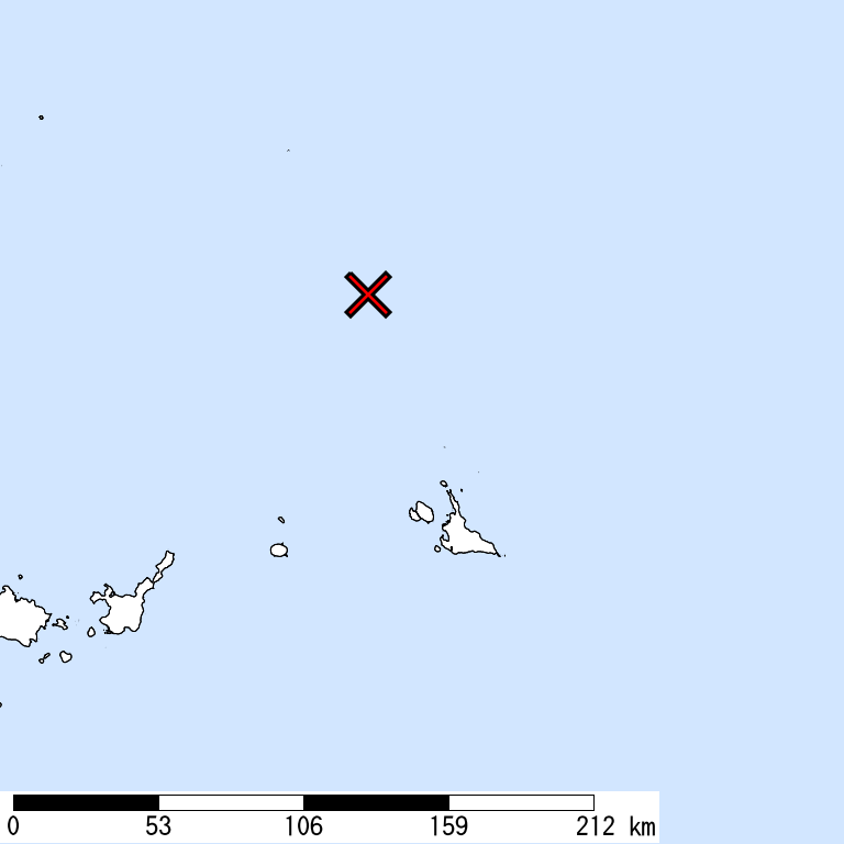 推定震度5弱以上の震度遭遇人口地図