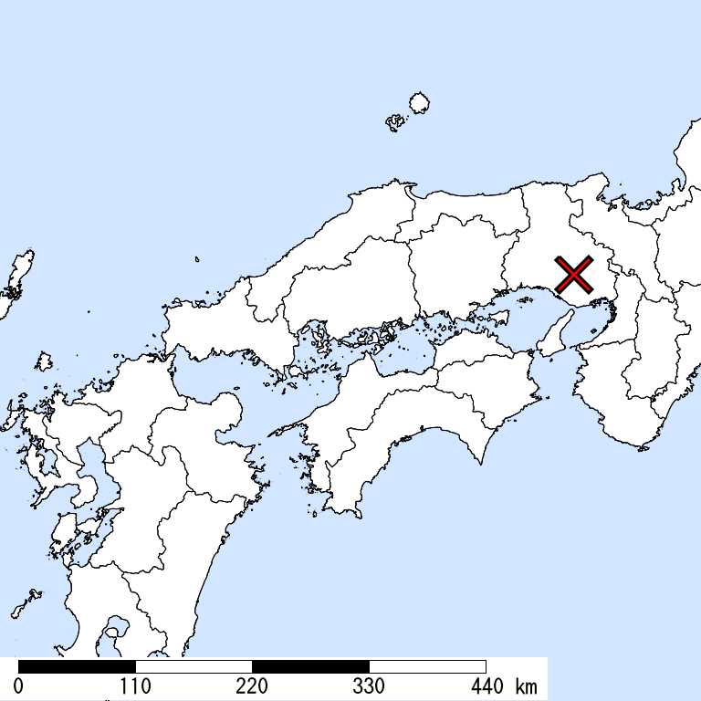 推定震度5弱以上の震度遭遇人口地図