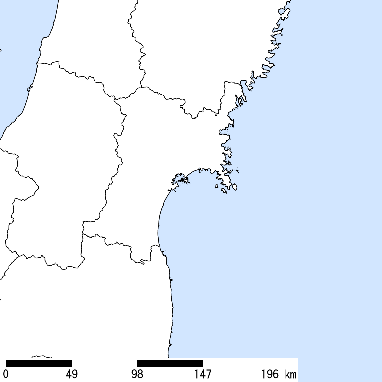 推定震度5強以上の震度遭遇人口地図