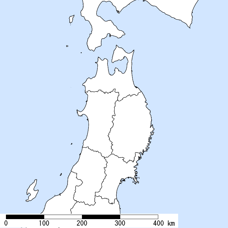 推定震度6弱以上の震度遭遇人口地図