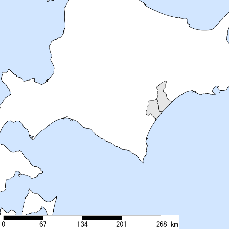推定震度6弱以上の震度遭遇人口地図