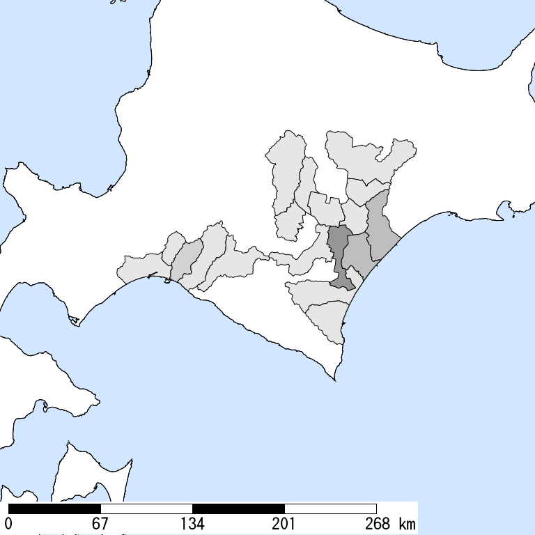 推定震度5弱以上の震度遭遇人口地図