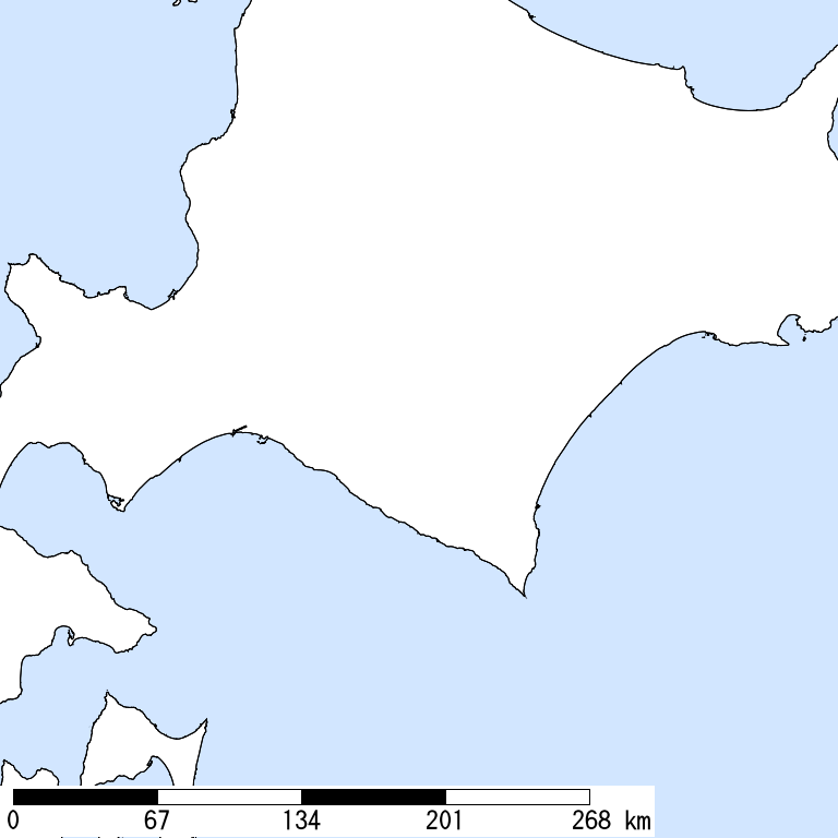 推定震度6強以上の震度遭遇人口地図