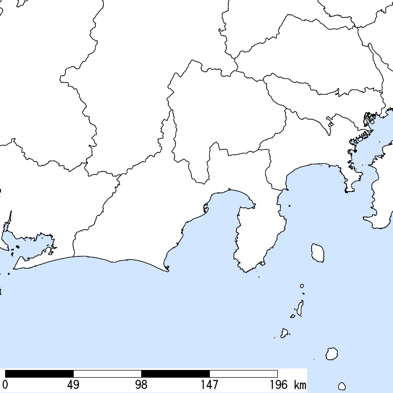 推定震度6強以上の震度遭遇人口地図