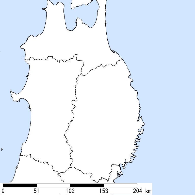 推定震度6強以上の震度遭遇人口地図