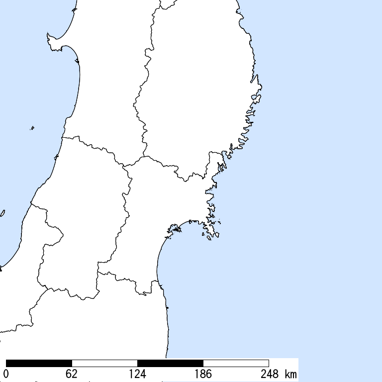 推定震度6弱以上の震度遭遇人口地図