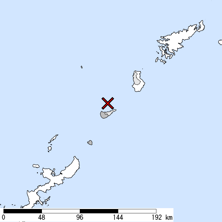 推定震度5弱以上の震度遭遇人口地図