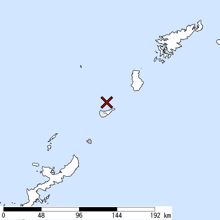 推定震度5強以上の震度遭遇人口地図