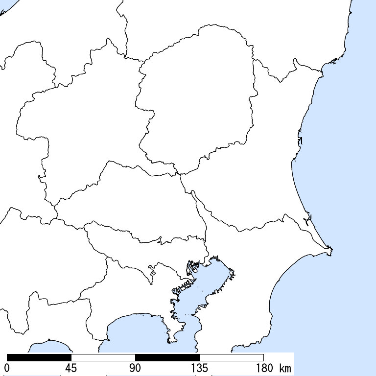 推定震度6弱以上の震度遭遇人口地図