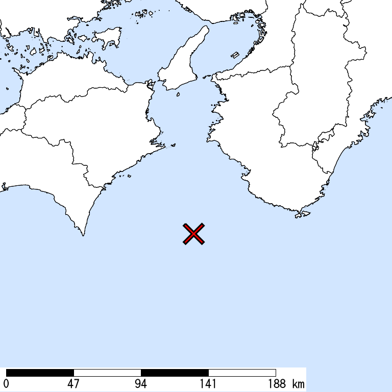 推定震度6弱以上の震度遭遇人口地図