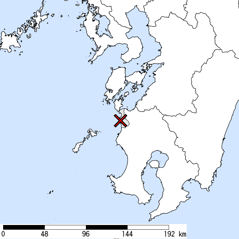 推定震度5弱以上の震度遭遇人口地図