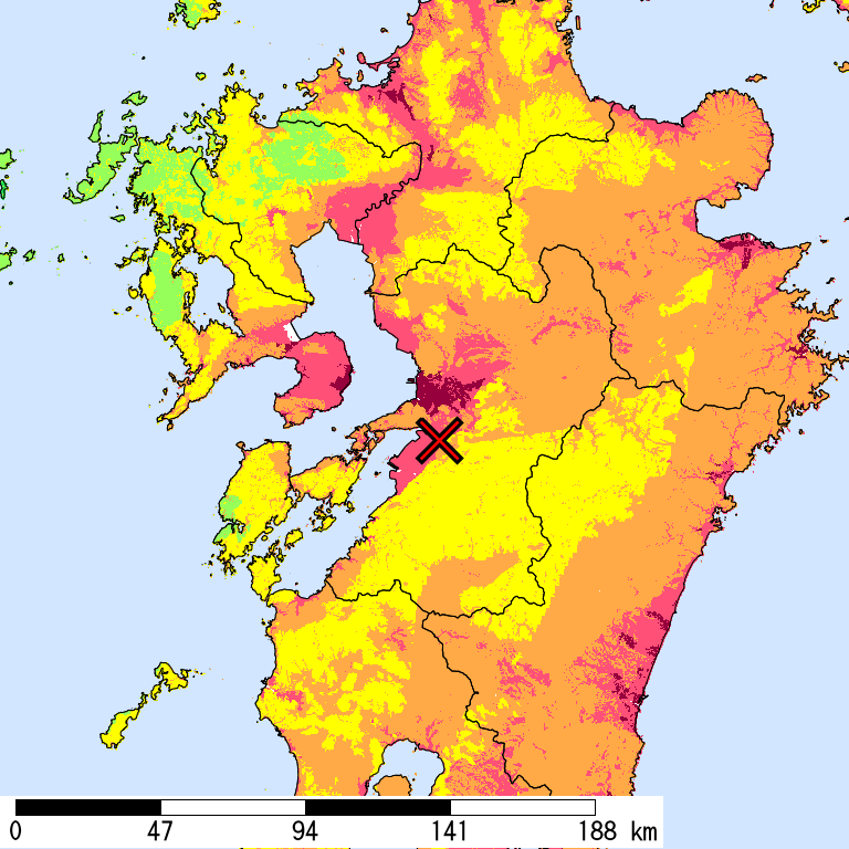SI Distribution of 2% Probability of Exceedance in 50 Years