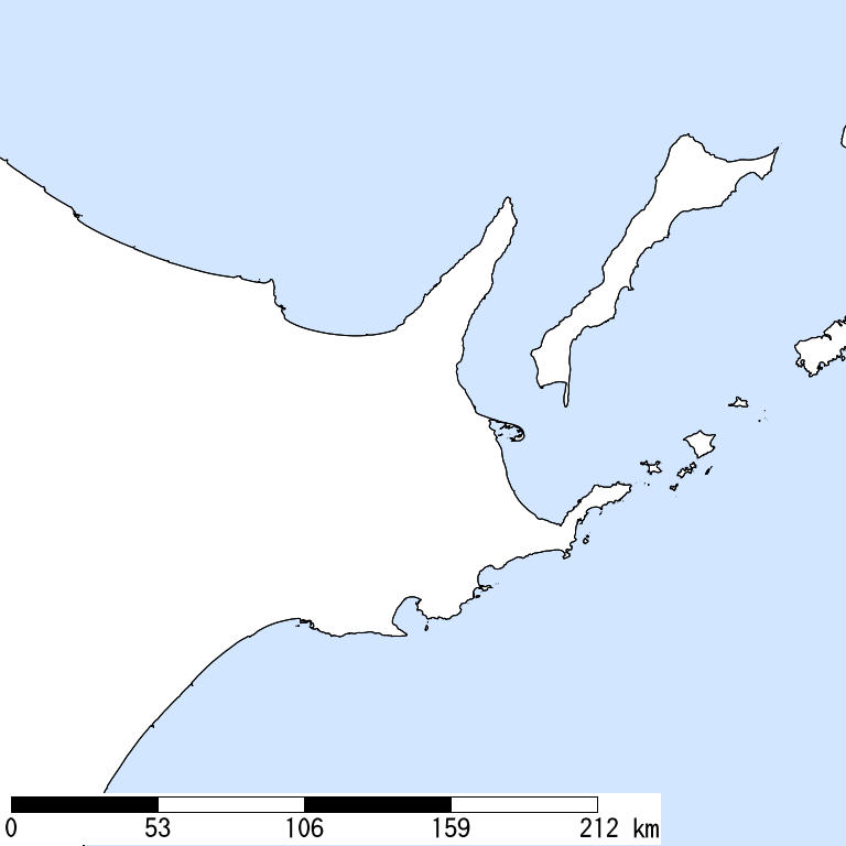 推定震度5強以上の震度遭遇人口地図