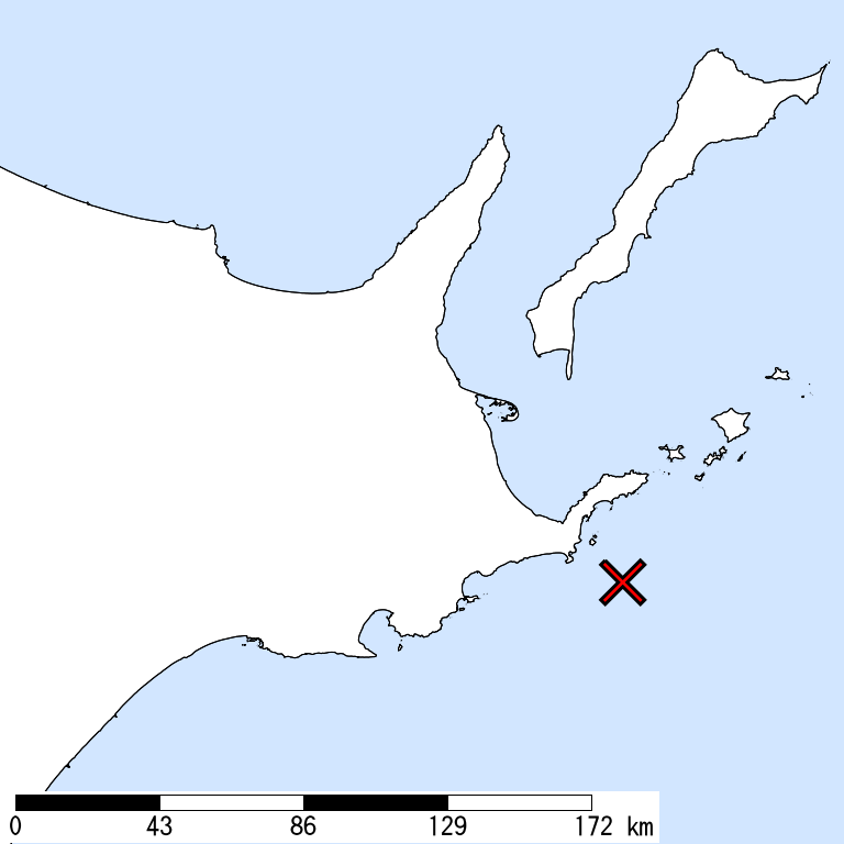 推定震度5弱以上の震度遭遇人口地図