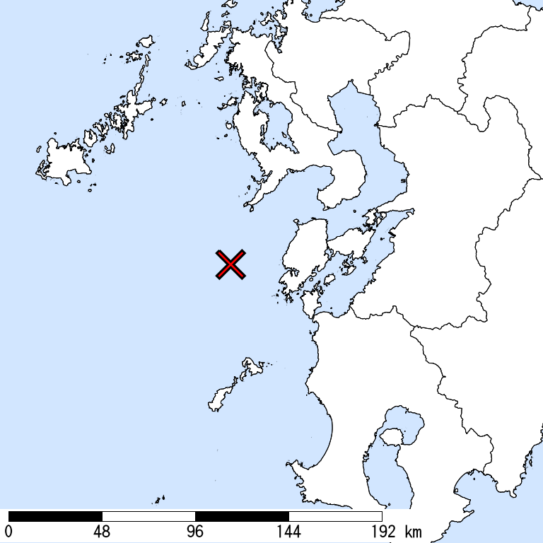 推定震度5強以上の震度遭遇人口地図