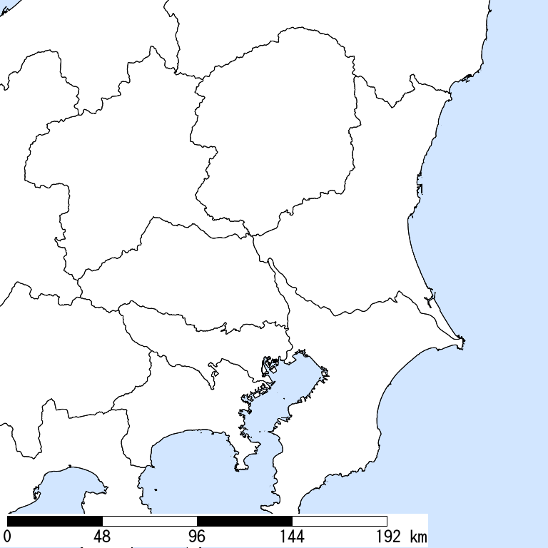 推定震度6弱以上の震度遭遇人口地図