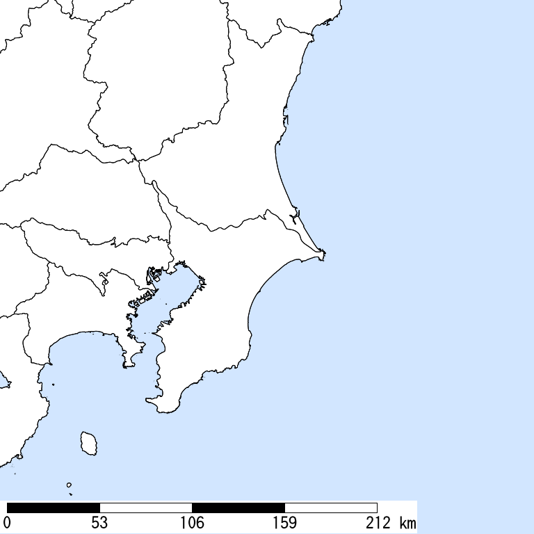 推定震度6強以上の震度遭遇人口地図