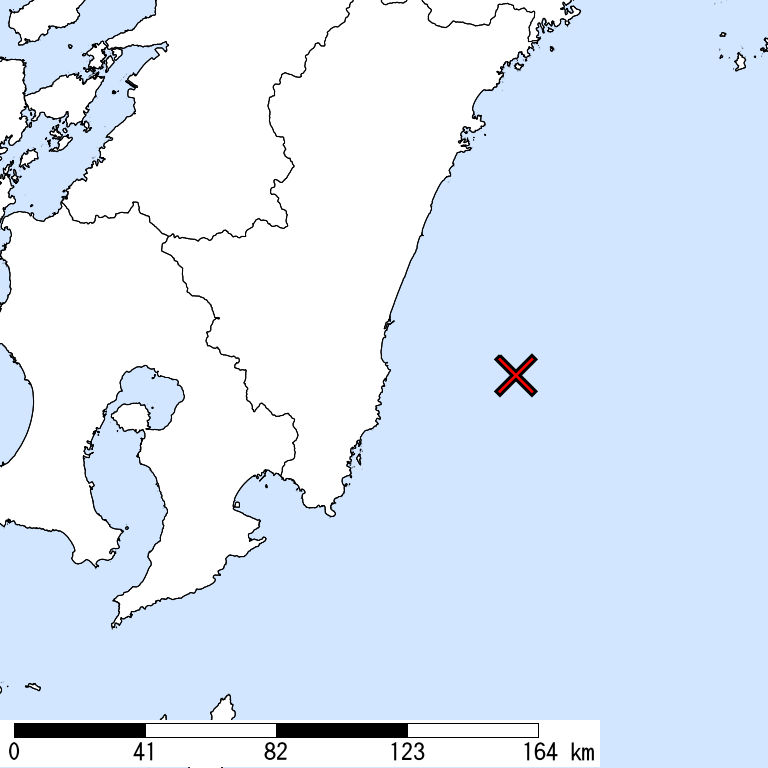 推定震度5弱以上の震度遭遇人口地図
